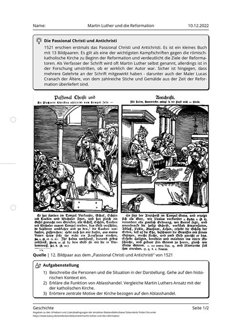 4 Reformation und Konfessionalisierung StuDocu