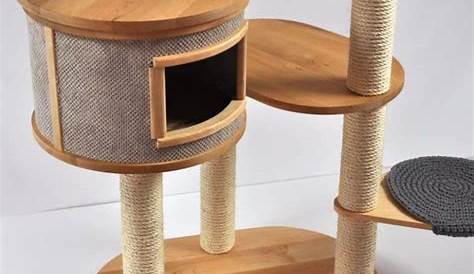 Arbre A Chat En Bois Massif Modele Carline Animaux Par Chat Perche Catsite Cat Tree Cat Tree House Pet Furniture
