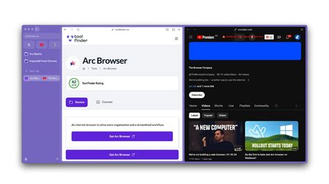 arc browser alternative