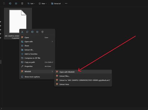 Arc File Format Open