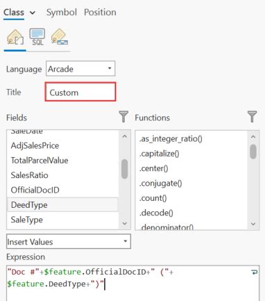Arcade Concatenate Example