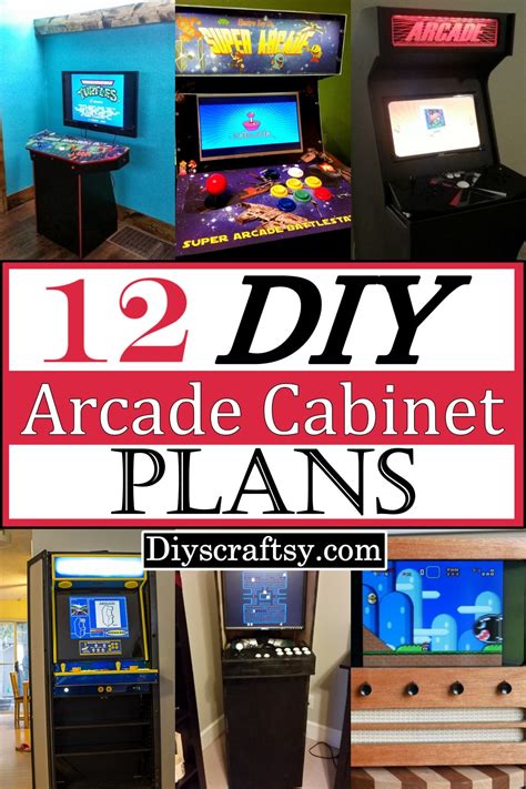 Arcade Machine Cabinet How To Make
