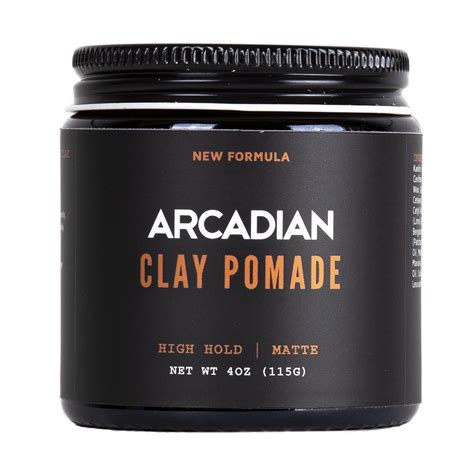 arcadian grooming matte clay pomade