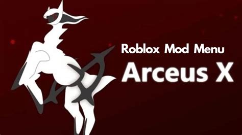 arceus x roblox mod menu