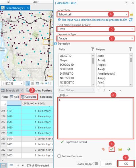 arcgis arcade get domain values
