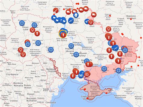 arcgis interactive map of ukraine today