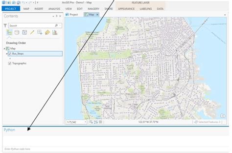 arcgis pro python location
