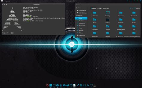 Arch Linux Gnome Shell Integration