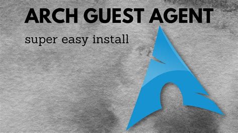 Arch Linux Qemu-Guest-Agent