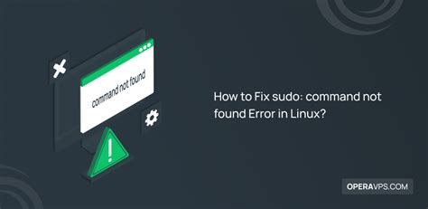 arch linux sudo command not found