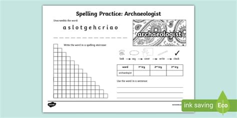 archaeologists spelling