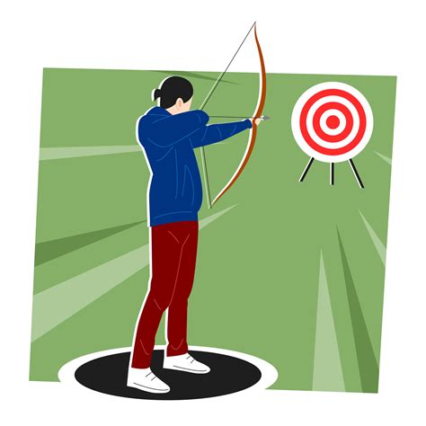 Archer Aiming Target