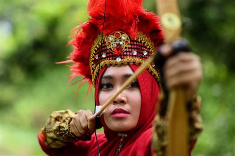 Archery in Jungle Indonesia