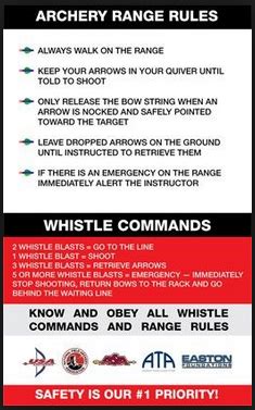 Archery Range Rules