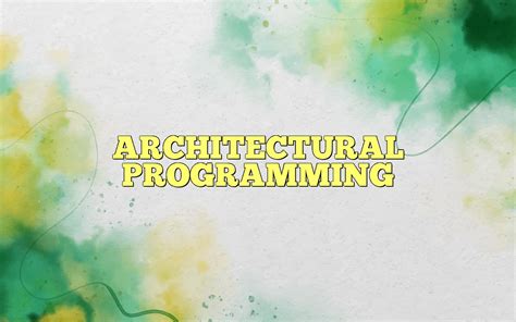 architectural programingdefinition Buscar con Google DIAGRAMAS