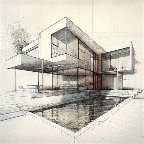 Architecture Building Sketch