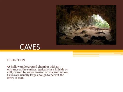 Architecture Cave Definition