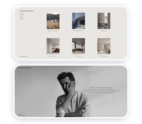 architecture portfolio website examples
