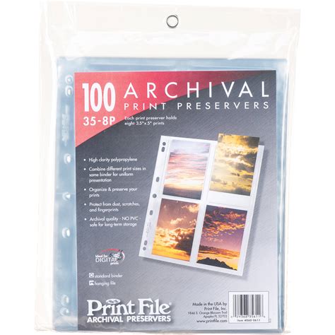 archival photo storage pages