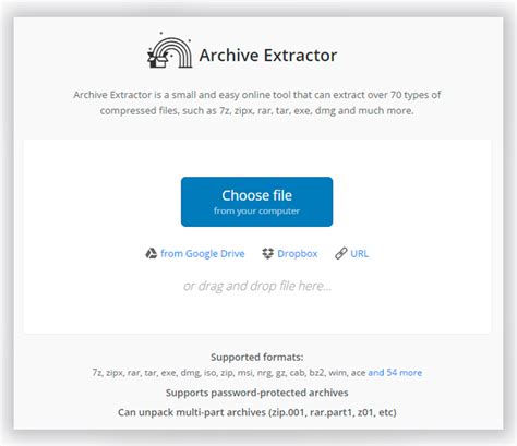 archive extractor free download