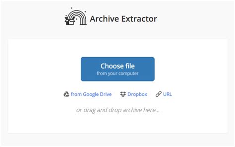 archive extractor online free