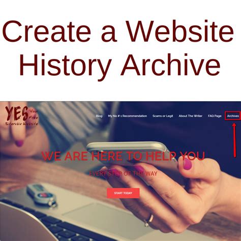 archive of our own website history
