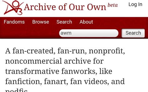 archiveofourown.org works