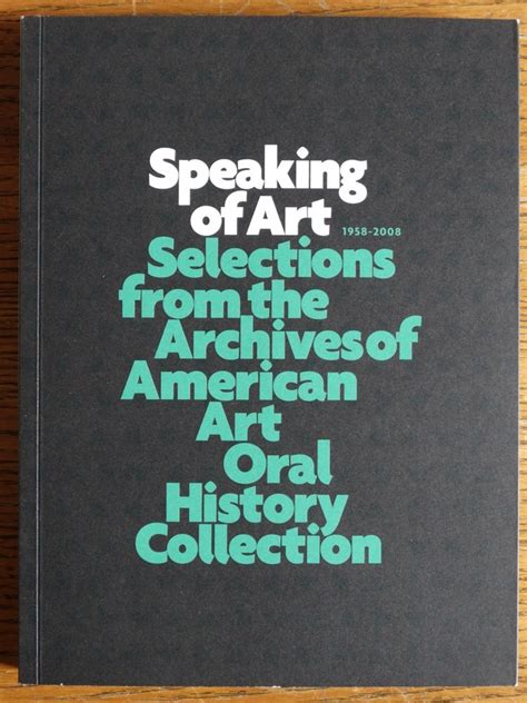 archives of american art oral history