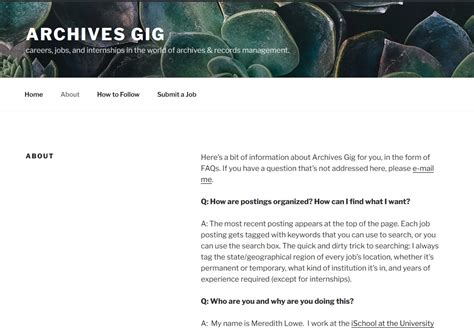 archivesgig