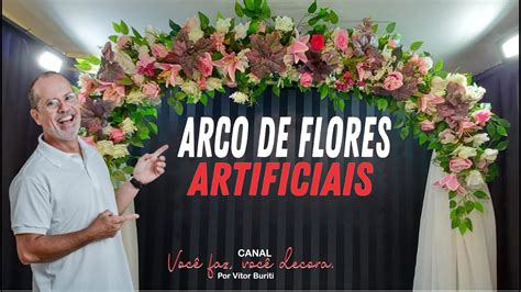 Arco de Flores Artificiais com Capim dos Pampas Locação Elo7