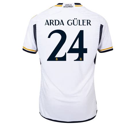 arda guler real madrid shirt