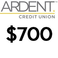 ardent credit union 700 deal promo code