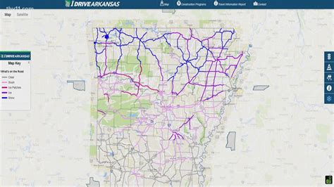 ardot road conditions map