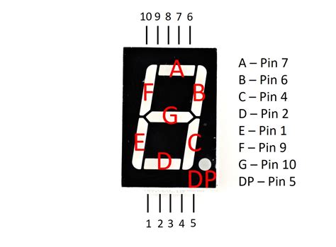arduino 8 digit 7 segment display code