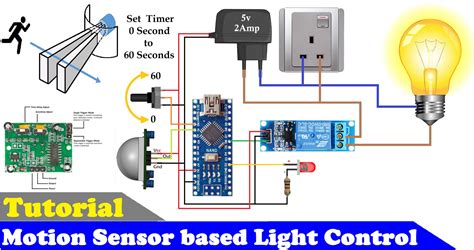 Arduino Based Motion Sensor Light Circuit