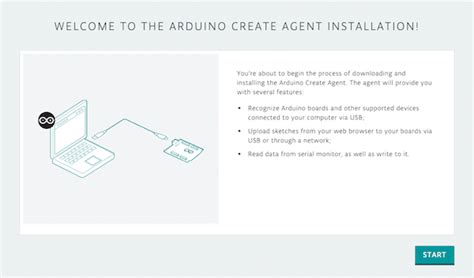 arduino create agent installation