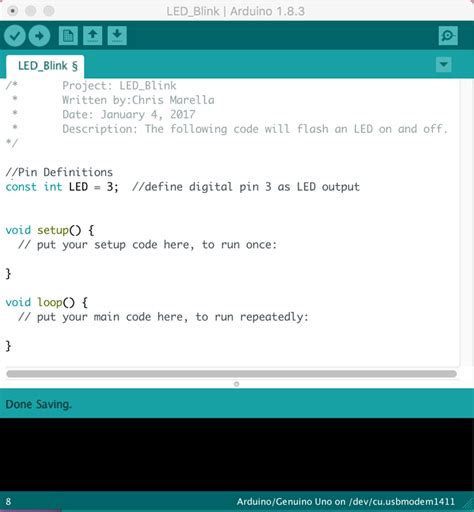 arduino define pin names