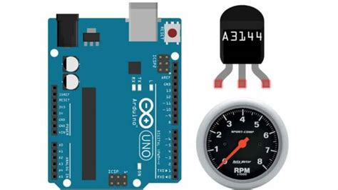 Arduino Hall Effect Sensor Tachometer