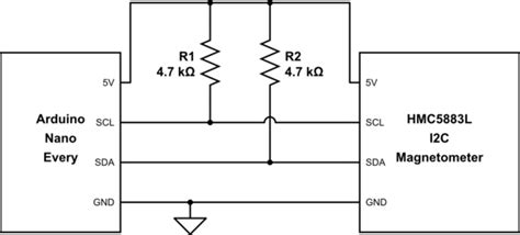 arduino i2c pull up resistor