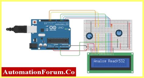 Arduino Lcd Code With Potentiometer