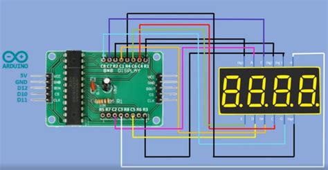 arduino max7219 7 segment display code