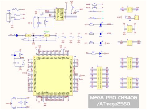 arduino mega 2560 pro mini schematic