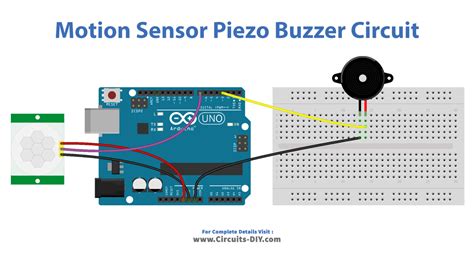 Arduino Motion Sensor Piezo Buzzer
