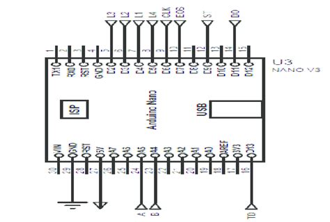 arduino nano circuit diagram