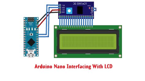 arduino nano lcd 16x2 i2c code