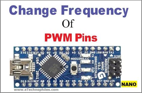 arduino nano max pwm frequency