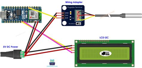 Arduino Nano Temperature Sensor Lcd
