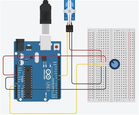 Arduino Potentiometer To Servo