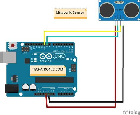 arduino programming for ultrasonic sensor