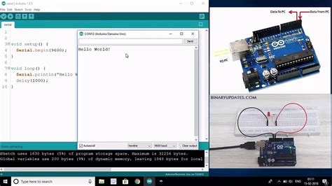 Arduino Read Serial Port Example
